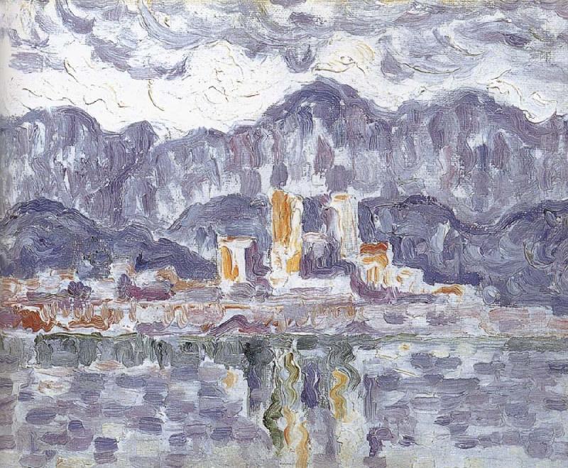 Paul Signac Study of cloudy sky